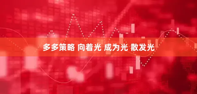 多多策略 向着光 成为光 散发光
