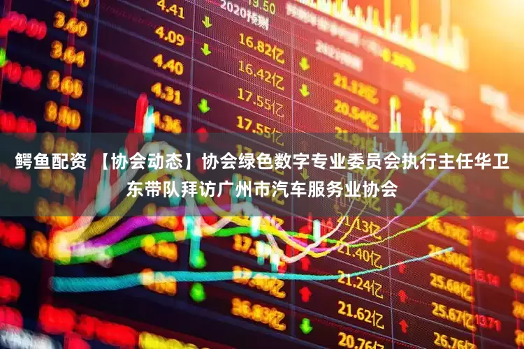 鳄鱼配资 【协会动态】协会绿色数字专业委员会执行主任华卫东带队拜访广州市汽车服务业协会